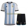 Original Trikotsatz Argentinien Heimtrikot WM 2022 Für Kinder